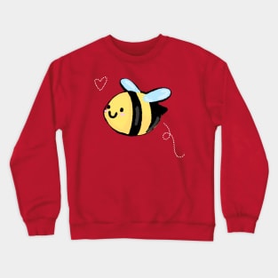 Bee Happy and Bee Positive Crewneck Sweatshirt